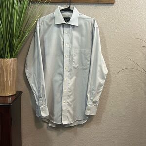 MS15 Andrew J men’s long sleeve button down dress/casual shirt size extra small